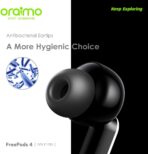 ⁦سماعات Oraimo Free pods 4 OEB-E105D بخاصية إلغاء الضوضاء النشطة مع مقاومة للماء والغبار بدرجة IPX5 وحماية من العرق مع خاصية تخصيص الاستماع من اورايمو OEB-E105D⁩ - الصورة ⁦2⁩