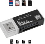 ⁦قارئ بطاقات متعدد USB 2.0 4 في 1 (Micro SD - بطاقة SD - M2 - MS PRO DUO)⁩ - الصورة ⁦3⁩