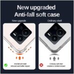 ⁦جراب حماية شفاف رفيع مقاوم للصدمات من مادة TPUمن Gorilla لهاتف  Vivo Y35 4G  .⁩ - الصورة ⁦4⁩