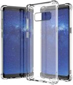 ⁦جراب حماية خلفي غوريلا شفاف سامسونج جالاكسي Note8 مضاد للصدمات.⁩ - الصورة ⁦2⁩