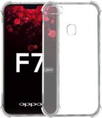 ⁦جراب حماية غوريلا شفاف لموبايل Oppo F7 بزوايا مضادة للصدمات. ⁩ - الصورة ⁦4⁩