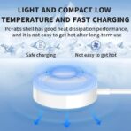 ⁦شاحن APPLE لاسلكي مغناطيسي من نوع USB-C من السلسلة 1 إلى 7⁩ - الصورة ⁦3⁩