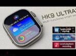 ⁦ساعة ذكية HK9 ألترا 2 الإصدار التاسع، تسجيل صوت، ألعاب، NFC، بلوتوث، مقاومة للماء، حزامين، لغة عربية (تيتانيوم وحزام متعدد الالوان)⁩ - الصورة ⁦3⁩
