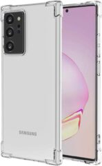 ⁦جراب غزالة حماية خلفي مضاد للصدمات متوافق سامسونج جالاكسي نوت 20 الترا سيليكون، شفاف⁩ - الصورة ⁦2⁩