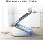 ⁦Yesido حامل لاب توب LP04 من يسيدو - حامل لاب توب من الالومنيوم قابل للتعديل مع تهوية معززة، خفيف الوزن وقابل للطي، متوافق مع ماك بوك وديل واتش بي ولينوفو وغيرها⁩ - الصورة ⁦7⁩