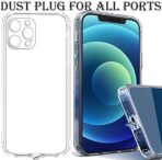 ⁦جراب حماية غوريلا شفاف ضد الصدمات لهاتف iPhone 12 pro max ⁩ - الصورة ⁦5⁩