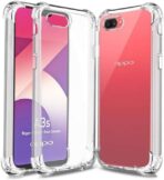 ⁦جراب حماية غوريلا شفاف لموبايل Oppo A3s بزوايا مضادة للصدمات. ⁩ - الصورة ⁦2⁩
