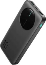 باور بانك 2.4 أمبير LED، موديل JR-PBF12، مع 3 منافذ مخرج 2 USB نوع سي 10000 مللي أمبير في الساعة من جوي رووم