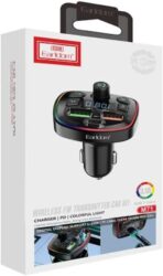 شاحن سيارة ايرلدوم M71 بمنفذ USB مزدوج مع راديو تلقائي ومشغل MP3 وموسيقى