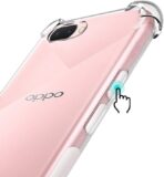 ⁦جراب حماية غوريلا شفاف لموبايل Oppo A1K بزوايا مضادة للصدمات. ⁩ - الصورة ⁦4⁩