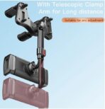 ⁦Yesido مرآة الرؤية الخلفية C196 انش بذراع مشبك - قابلة للدوران - ارتفاع قابل للتعديل - ثابتة ومتينة .⁩ - الصورة ⁦4⁩