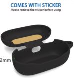 ⁦حافظة سيليكون ناعمة متوافقة مع سماعات هواوي فري بادز اس اي/ حافظة ممتصة للصدمات مع سلسلة مفاتيح .⁩ - الصورة ⁦4⁩