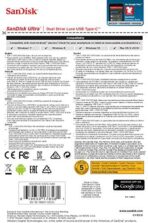 ⁦فلاشة USB من سانديسك 32 جيجابايت النوع سي بمنفذين الترا لوكس، SDDDC4-032G-G46، سعة 32.0 GB⁩ - الصورة ⁦2⁩