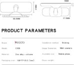 ⁦Yesido حامل موبايل مغناطيسي للسيارة C150، حامل لوحة القيادة.⁩ - الصورة ⁦3⁩