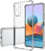 ⁦جراب حماية شفاف رفيع مقاوم للصدمات من مادة TPUمن Gorilla لهاتف Xiaomi Redmi Note 10 Pro .⁩ - الصورة ⁦3⁩