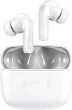 ⁦سماعات اذن لاسلكية  بخاصية الغاء الضوضاء من كاردوCardoO - داخل الاذن متعددة التوصيلات بلوتوث 5.3 - سماعات اذن لاسلكية سوداء⁩ - الصورة ⁦12⁩