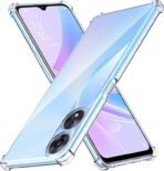 ⁦جراب حماية غوريلا شفاف لموبايل Oppo A97 5G بزوايا مضادة للصدمات. ⁩ - الصورة ⁦3⁩