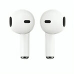 ⁦Buddy W8 سماعات أذن لاسلكية جودة صوت واضحة، ميكروفون مزدوج للمكالمات، وشحن سريع عبر منفذ Type-C، وتوفر بطارية تدوم حوالي 3-4 ساعات بشحنة واحدة مع علبة الشحن.⁩ - الصورة ⁦2⁩