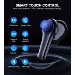 ⁦سماعات أذن شويتيك برو موديل BH-T10 مع خاصية عازل الضوضاء تأتي بـ 6 ميكروفونات، وبلوتوث 5.3 لاتصال مستقر، وتحكم ذكي باللمس، وبطارية تدوم طويلاً تصل إلى 10 ساعات (24 ساعة مع العلبة)، مع تصميم مريح ومقاومة للماء (IPX7) .⁩ - الصورة ⁦2⁩