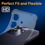 ⁦جراب حماية شفاف رفيع مقاوم للصدمات من مادة TPUمن Gorilla لهاتف  Realme Note 60  .⁩ - الصورة ⁦3⁩