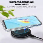 ⁦جراب حماية غوريلا شفاف ناعم من البولي يوريثين الحراري والسيليكون ممتص للصدمات بزاوية معززة وحماية كاملة للكاميرا لموبايل Oppo A54.⁩ - الصورة ⁦8⁩