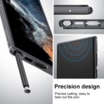 ⁦جراب من نيلكين مزود بغطاء لكاميرا موبايل جالاكسي S23 الترا كام شيلد برو لموبايل سامسونج S23 رفيع S23 شبكة الجيل الخامس 5G.⁩ - الصورة ⁦13⁩