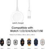 ⁦شاحن APPLE لاسلكي مغناطيسي من نوع USB-C من السلسلة 1 إلى 7⁩ - الصورة ⁦7⁩