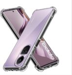 ⁦جراب حماية غوريلا شفاف لموبايل Oppo Reno 10 5G بزوايا مضادة للصدمات. ⁩ - الصورة ⁦6⁩