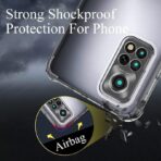 ⁦جراب حماية شفاف رفيع مقاوم للصدمات من مادة TPUمن Gorilla لهاتف Xiaomi Redmi Note 12 Pro 4G .⁩ - الصورة ⁦8⁩