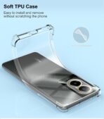 ⁦جراب حماية شفاف رفيع مقاوم للصدمات من مادة TPUمن Gorilla لهاتف  Realme C67  .⁩ - الصورة ⁦8⁩