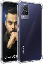 ⁦جراب حماية شفاف رفيع مقاوم للصدمات من مادة TPUمن Gorilla لهاتف  Vivo V21 .⁩ - الصورة ⁦10⁩