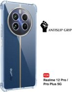 ⁦جراب حماية شفاف رفيع مقاوم للصدمات من مادة TPUمن Gorilla لهاتف  Realme 12 Pro Plus .⁩ - الصورة ⁦9⁩