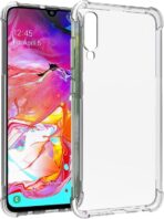 ⁦جراب حماية غوريلا شفاف لموبايل سامسونج جالاكسي A30 ممتص للصدمات بزاوية معززة⁩ - الصورة ⁦4⁩