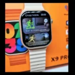 ⁦ساعة X9 Pro سمارت واتش سوبر اموليد 2.02 بوصة هيكل من الألومنيوم 45 ملم سوار سليكون .⁩ - الصورة ⁦2⁩