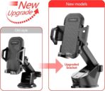 ⁦حامل موبايل للسيارة، موديل ET-EH263 من إيرلدوم حامل سيارة عملي يوفر تثبيتًا قويًا للهاتف، يتميز بتصميم يتيح التشغيل بيد واحدة، دوران كامل بزاوية 360 درجة لضبط زاوية الرؤية.⁩ - الصورة ⁦5⁩