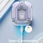 ⁦سماعات أذن A-16 Oraimo لاسلكية، صغيرة وخفيفة الوزن للغاية، شاشة ليد، سماعات HD للمكالمات ومشغلات الصوت الكبيرة.⁩ - الصورة ⁦3⁩