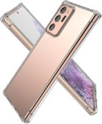 ⁦جراب غزالة حماية خلفي مضاد للصدمات متوافق سامسونج جالاكسي نوت 20 الترا سيليكون، شفاف⁩ - الصورة ⁦4⁩