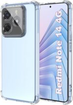 ⁦جراب حماية شفاف رفيع مقاوم للصدمات من مادة TPUمن Gorilla لهاتف   Redmi Note 14 4G .⁩ - الصورة ⁦5⁩