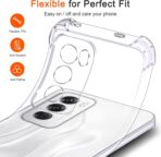 ⁦جراب حماية غوريلا شفاف لموبايل OPPO Reno 12 5G  بزوايا مضادة للصدمات. ⁩ - الصورة ⁦2⁩