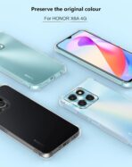 ⁦جراب حماية شفاف رفيع مقاوم للصدمات من مادة TPUمن Gorilla لهاتف Honor X6A .⁩ - الصورة ⁦4⁩