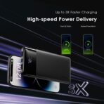 ⁦باور بانك توست 22.5 بايت فائق السرعة 10000 مللي امبير في الساعة، موديل OPB-7100Q من توست⁩ - الصورة ⁦7⁩