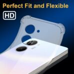 ⁦جراب حماية شفاف رفيع مقاوم للصدمات من مادة TPUمن Gorilla لهاتف  Realme 10 4G .⁩ - الصورة ⁦3⁩