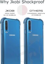 ⁦جراب موبايل غوريلا شفاف لهاتف سامسونج جالاكسي A50  يوفر الحماية الكاملة للهاتف مضاد للاصفرار⁩ - الصورة ⁦5⁩