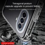 ⁦جراب حماية شفاف رفيع مقاوم للصدمات من مادة TPUمن Gorilla لهاتف Huawei Nova Y70 .⁩ - الصورة ⁦6⁩