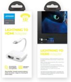 ⁦محول لايتنينج S-H141 (ذكر) - HDMI FHD 1080p 60Hz (انثى) / لايتنينج (انثى) جوي رووم⁩ - الصورة ⁦7⁩