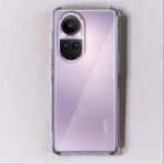 ⁦جراب حماية غوريلا شفاف لموبايل Oppo Reno 10 5G بزوايا مضادة للصدمات. ⁩ - الصورة ⁦4⁩