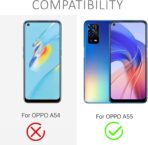 ⁦جراب حماية غوريلا شفاف لموبايل Oppo A55 4G بزوايا مضادة للصدمات. ⁩ - الصورة ⁦9⁩