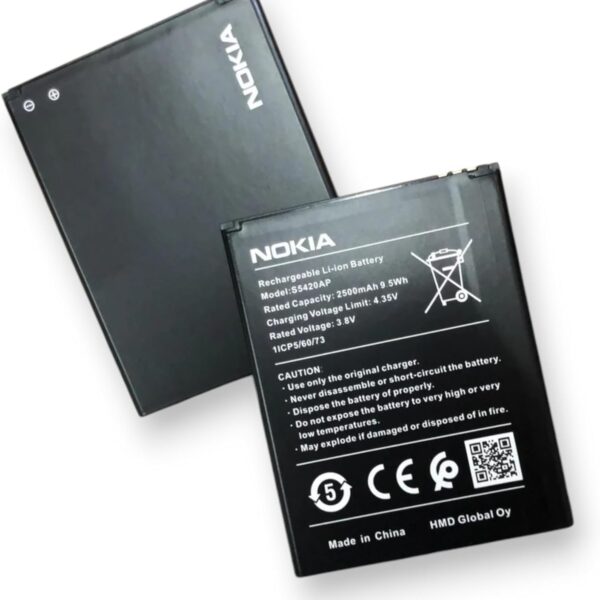 بطارية لهواتف نوكيا C1 TA-1165 بسعة 2500 مللي امبير في الساعة.