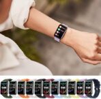 ⁦سوار ساعة يد متوافق مع ساعة هواوي فيت/فيت نيو/فيت اليجانت/فيت SE، سوار بديل للنساء والرجال من السيليكون .⁩ - الصورة ⁦4⁩