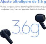 ⁦سماعات رأس بلوتوث لاسلكية بادز اير 3، 50 ساعة من وقت التشغيل، 3.7 جم من فيفو، تقليل الضوضاء في المكالمات مع الذكاء الاصطناعي، اتصال مزدوج مع أجهزة متعددة، بلوتوث 6.0⁩ - الصورة ⁦3⁩